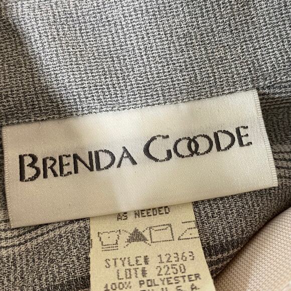 Brenda Goode VTG Button Blouse Size Small Gray Womens Top Shell - Picture 3 of 11
